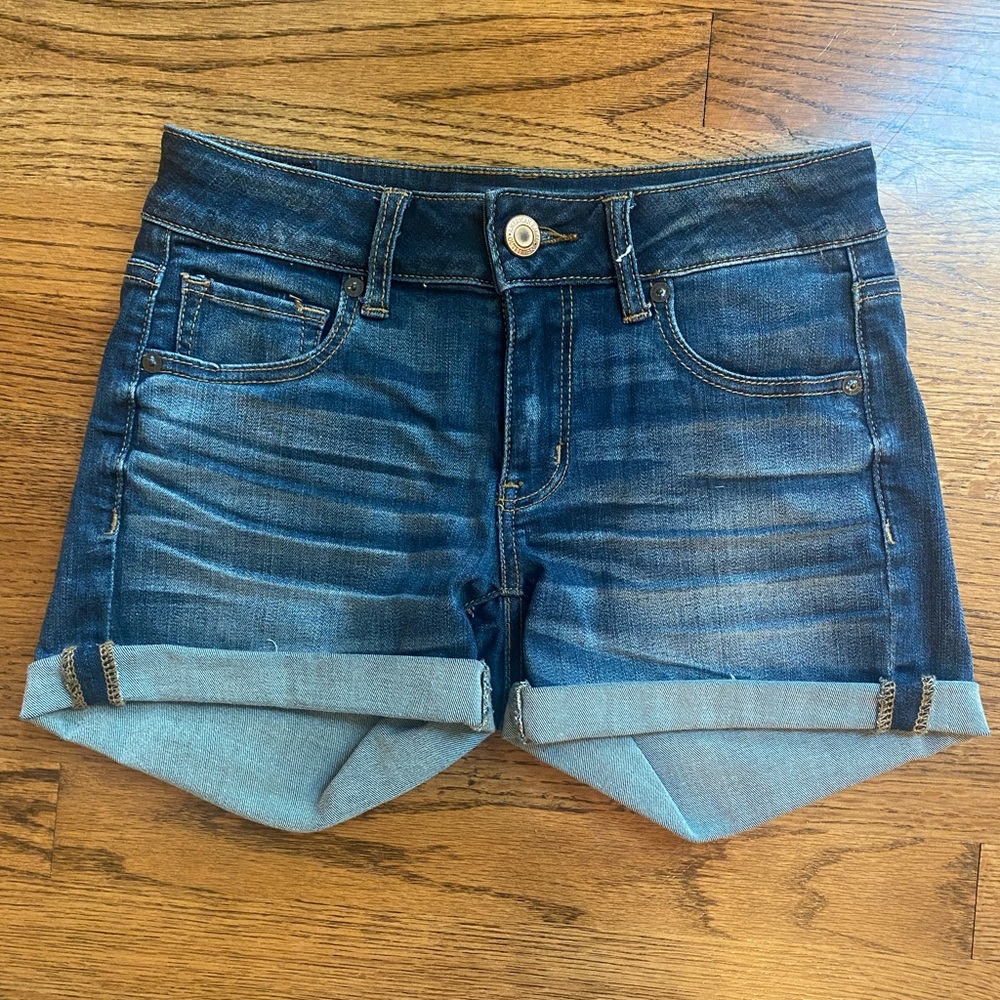 American Eagle Denim Short Midi